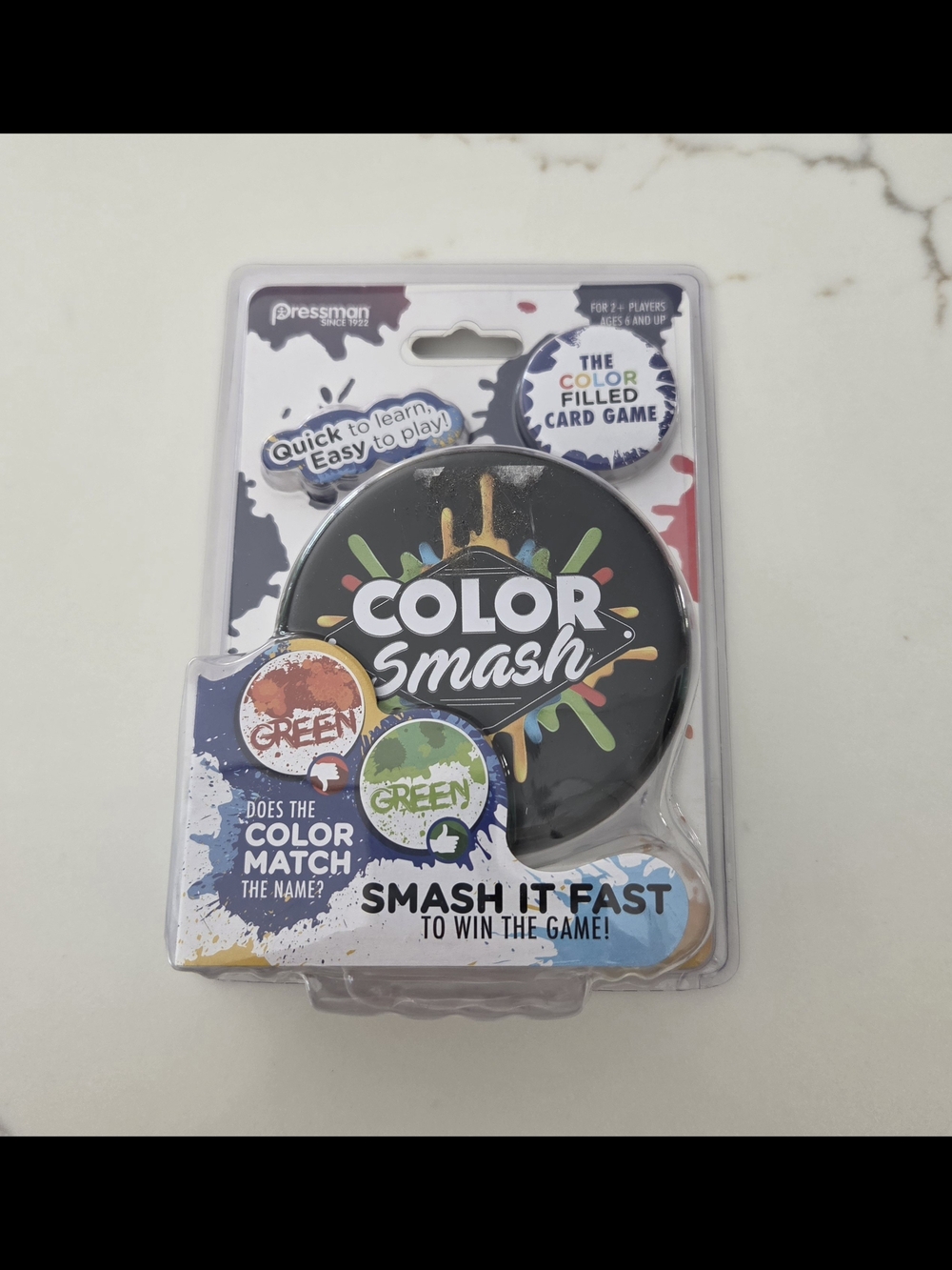 Pressman Color Smash Match Game